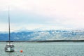 Boat in Nin, Croatia Royalty Free Stock Photo