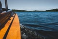 Boat on the Norfolk Broads Royalty Free Stock Photo