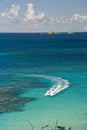 Boat off Virgin Gorda island