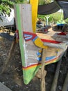 Traditional fishing boat for fishing West Java Indonesia