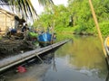 Traditional fishing boat for fishing West Java Indonesia