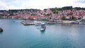 Boat Party at Port of Ohrid Drone Video