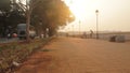 Goa Park Next To Mala Lake During Sunset