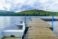 Boat in Petit Lac Monroe Royalty Free Stock Photo