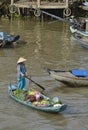 Boat at Phong Dien Floating Market