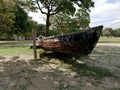 The boat place inside of the jaffna fort in Sri Lanka