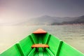 Boat in Pokhara lake Royalty Free Stock Photo