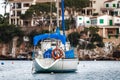 Boat in Port de Cala Figuera, Mallorca, Spain Royalty Free Stock Photo