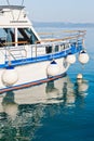 Boat in port of Makarska, Croatia Royalty Free Stock Photo