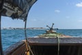 Boat from Prison Island to Zanzibar