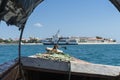 Boat from Prison Island to Zanzibar