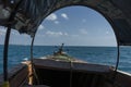 Boat from Prison Island to Zanzibar