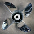 Steel boat propeller