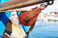 Boat pulley Royalty Free Stock Photo