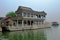 Marble Boat, The Summer Palace, Beijing, China Royalty Free Stock Photo