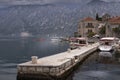 Boat at quay in perast