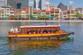 Boat Quay in Singapore Royalty Free Stock Photo