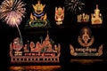 Boat Race Water and Moon Festival in Cambodia Phnom Penh