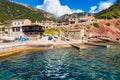 Boat Ramp in Port de Valldemossa Mallorca Spain Royalty Free Stock Photo