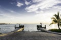 Boat Ramp At Sunrise