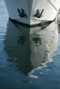 Boat reflection Royalty Free Stock Photo