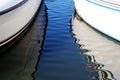 Boat reflections Royalty Free Stock Photo