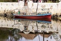 Boat reflections Royalty Free Stock Photo