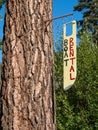 Boat Rental sign Royalty Free Stock Photo