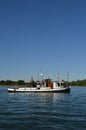 Boat on the river Royalty Free Stock Photo