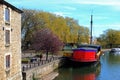 Boat on the River Nene, Peterborough.