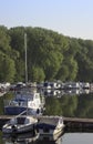 Boat in the river port