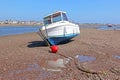 Boat on the River Teign at Shaldon, Devon, Royalty Free Stock Photo