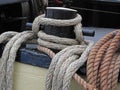 Boat Rope Tie Down Royalty Free Stock Photo