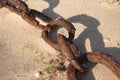 Boat Rusted Chain Royalty Free Stock Photo