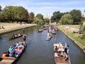 University of Cambridge, River Cam, bridge, boat