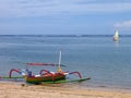 Boat on Sanur beach, Bali