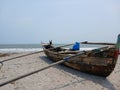 Boat on the sasak beach