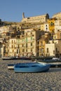Boat on Scilla Royalty Free Stock Photo