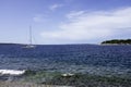 Boat on the sea, Croatia, Europe, Adriatic