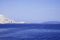 Boat on the blue sea, Croatia, Europe, Adriatic