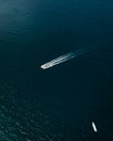 Boat in the sea tayrona park colombia