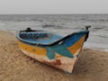 Boat on the Seashore Royalty Free Stock Photo