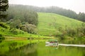 Boat in semubuwaththa lake mathale,srilanka