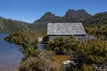 The Boat Shed at Cradle Mountain in Tasmania. Royalty Free Stock Photo