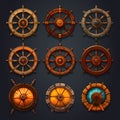 boat ship weel game ai generated Royalty Free Stock Photo