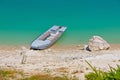 Boat on shore Royalty Free Stock Photo