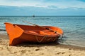 Boat on the shore Royalty Free Stock Photo