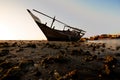 Boat in the shore Royalty Free Stock Photo