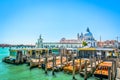 Boat station in Italy Venice.