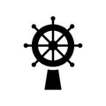 Boat Steering Wheel icon. Trendy Boat Steering Wheel logo concept on white background from Nautical collection Royalty Free Stock Photo